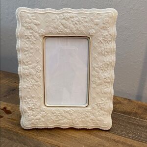 LENOX 4x6 wedding promises picture frame
